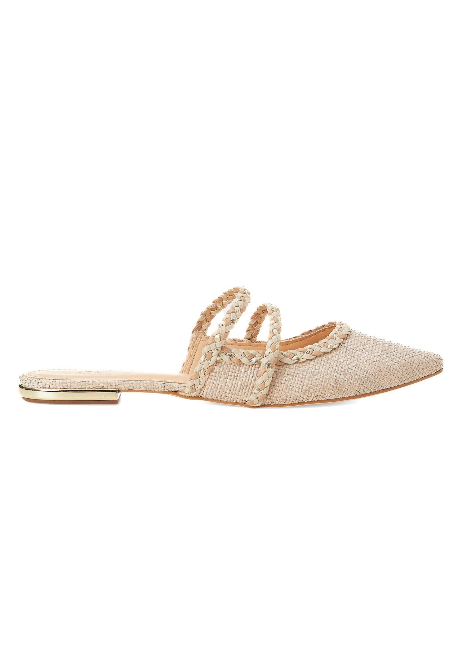 Ladies Sustainable Mules in Beige