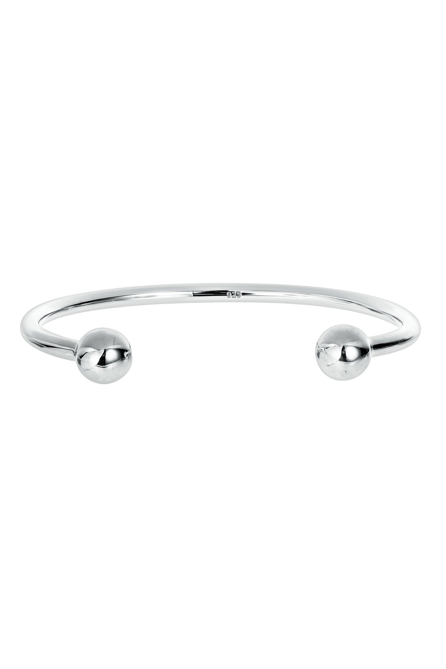 Sterling Silver Gents Torque Bangle-0