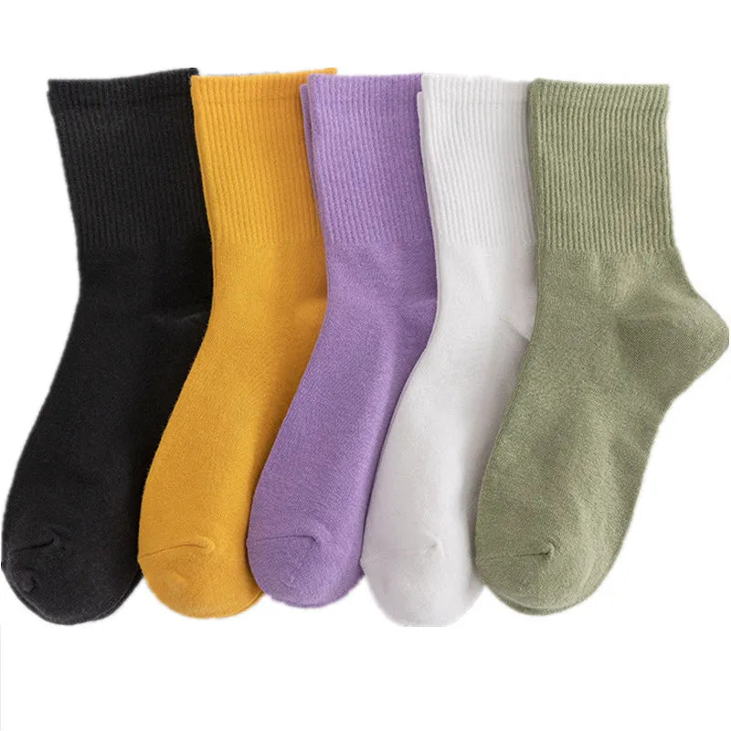 Women's Pure Cotton Short Crew Ankle Socks