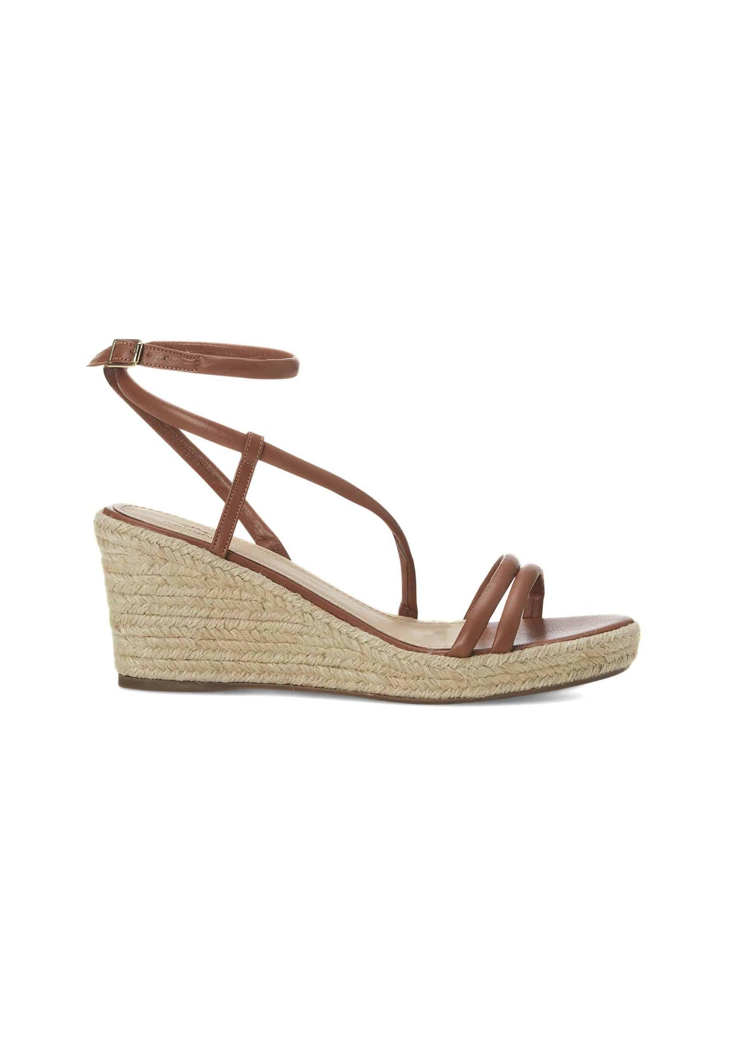 Ladies Brown Espadrille Wedges.