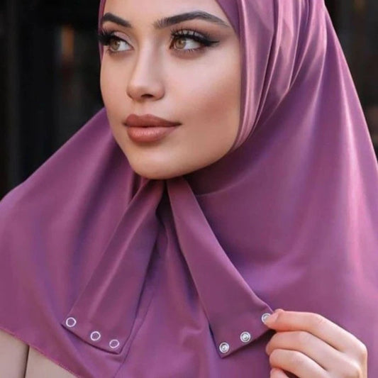 Women's Instant Jersey Hijab Hair Wrap