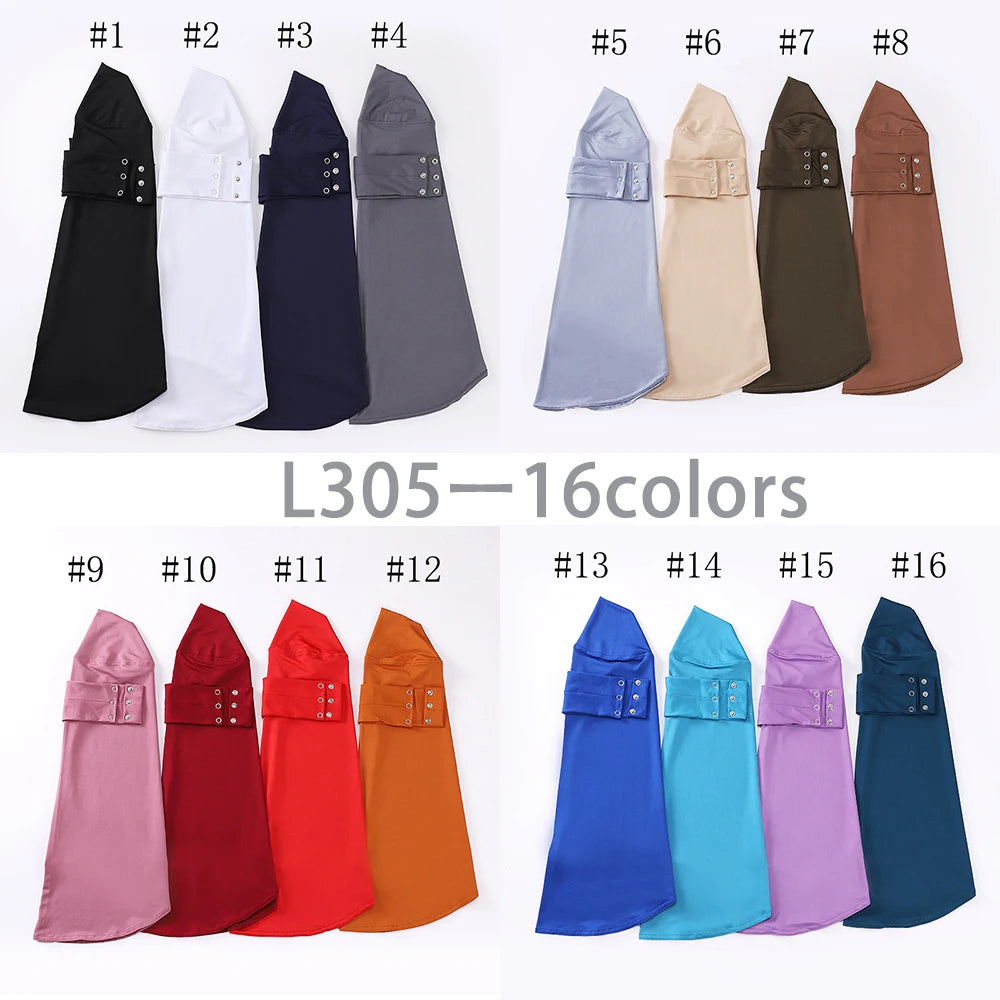 Women's Instant Jersey Hijab Hair Wrap