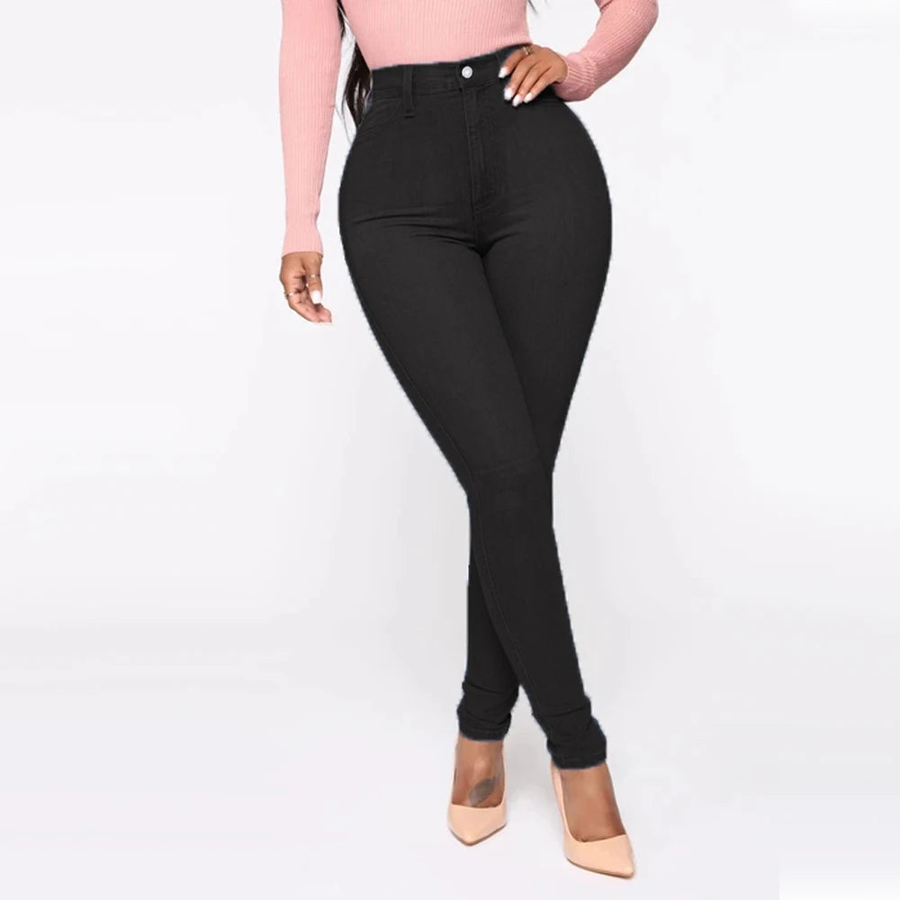 Women's High Waist Stretchy Skinny Fit Jeans