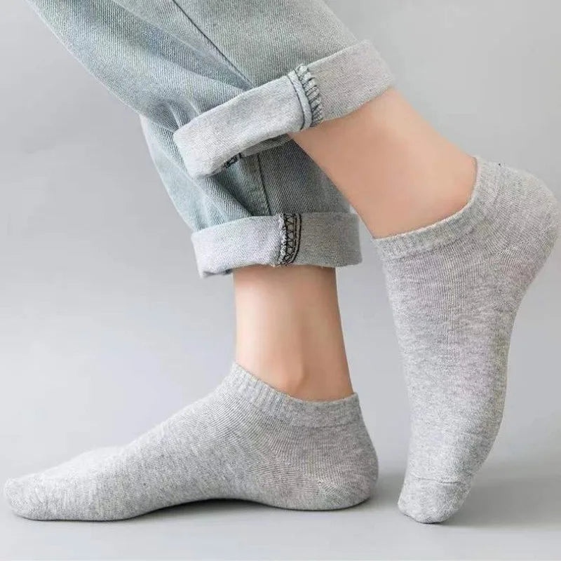 Men's Low Cut Cotton Breathable and Comfortable Ankle Socks