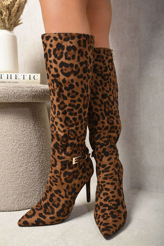 Women's Side Zip Stiletto Boots