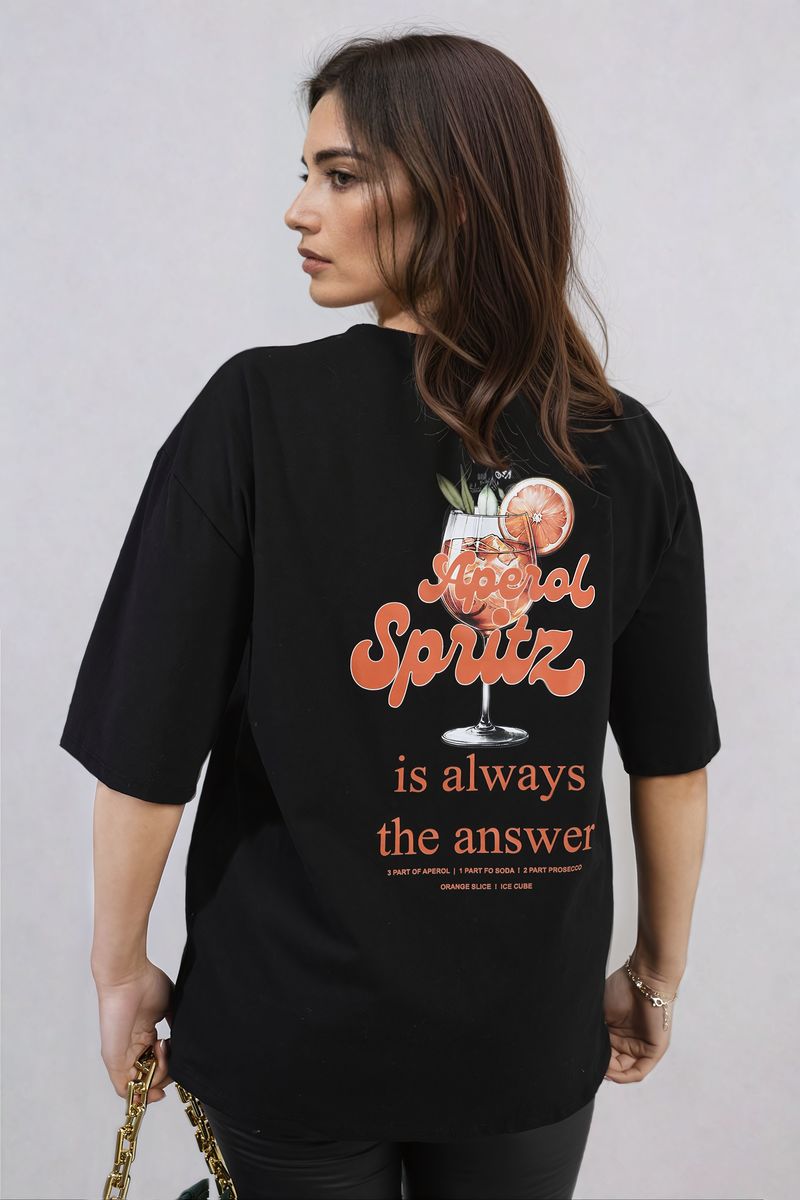 Women's Aperol Spritz Cocktail Graphic Top