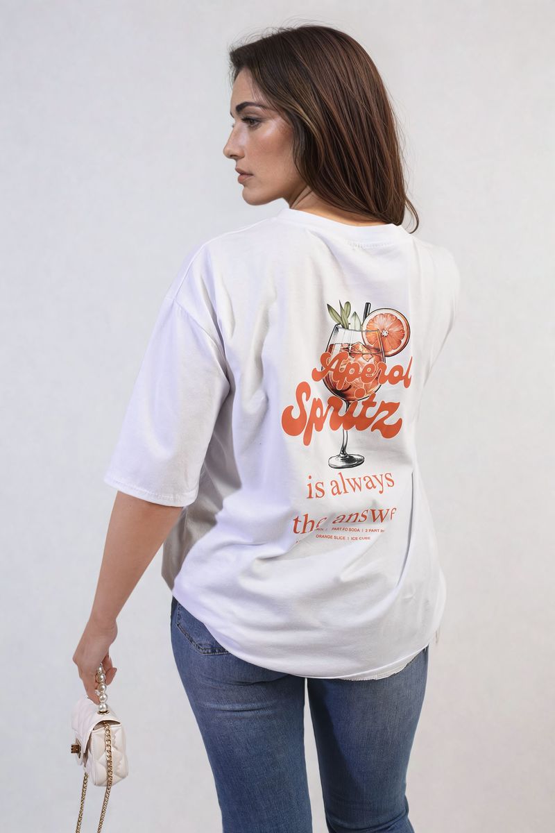 Women's Aperol Spritz Cocktail Graphic Top