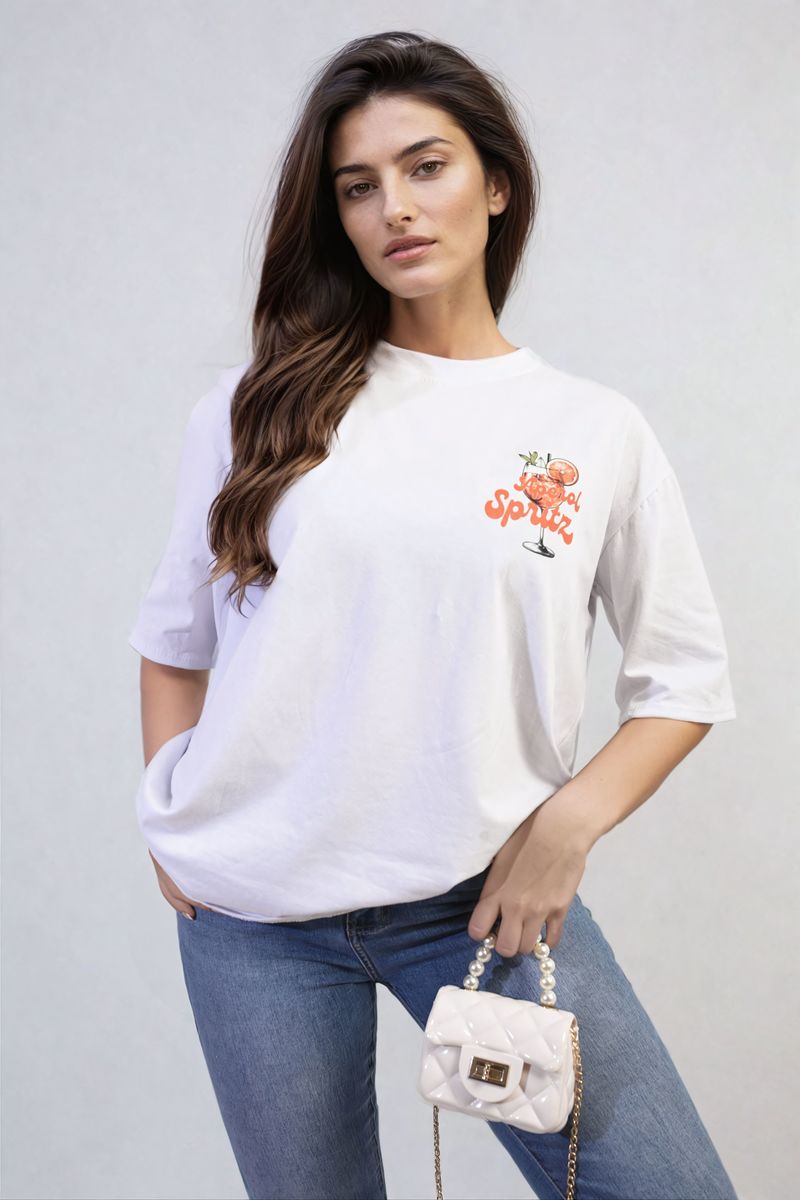 Women's Aperol Spritz Cocktail Graphic Top