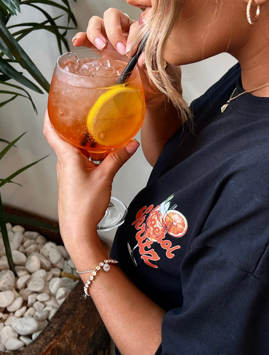 Women's Aperol Spritz Cocktail Graphic Top