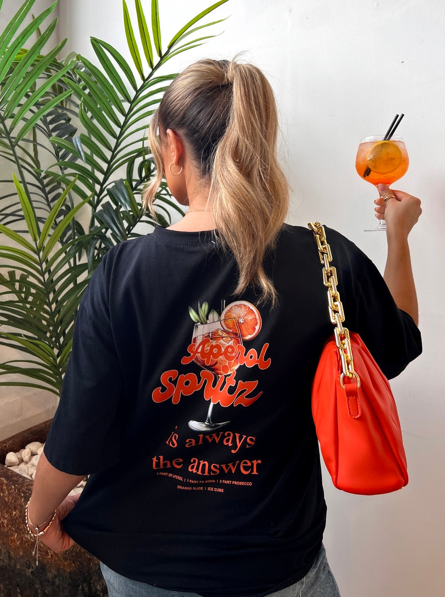 Women's Aperol Spritz Cocktail Graphic Top