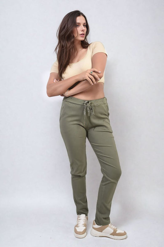 Women's Casual Drawstring Trousers