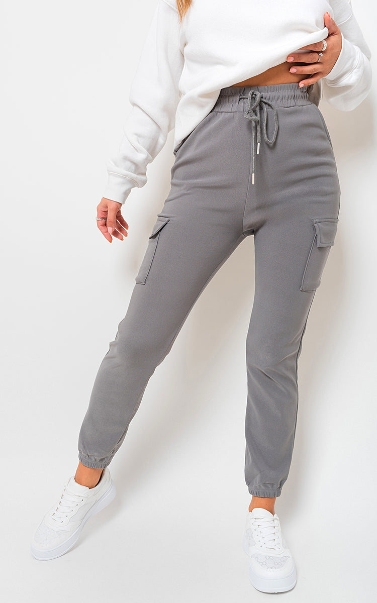 Women's Cargo Pocket Trouser with Drawstring