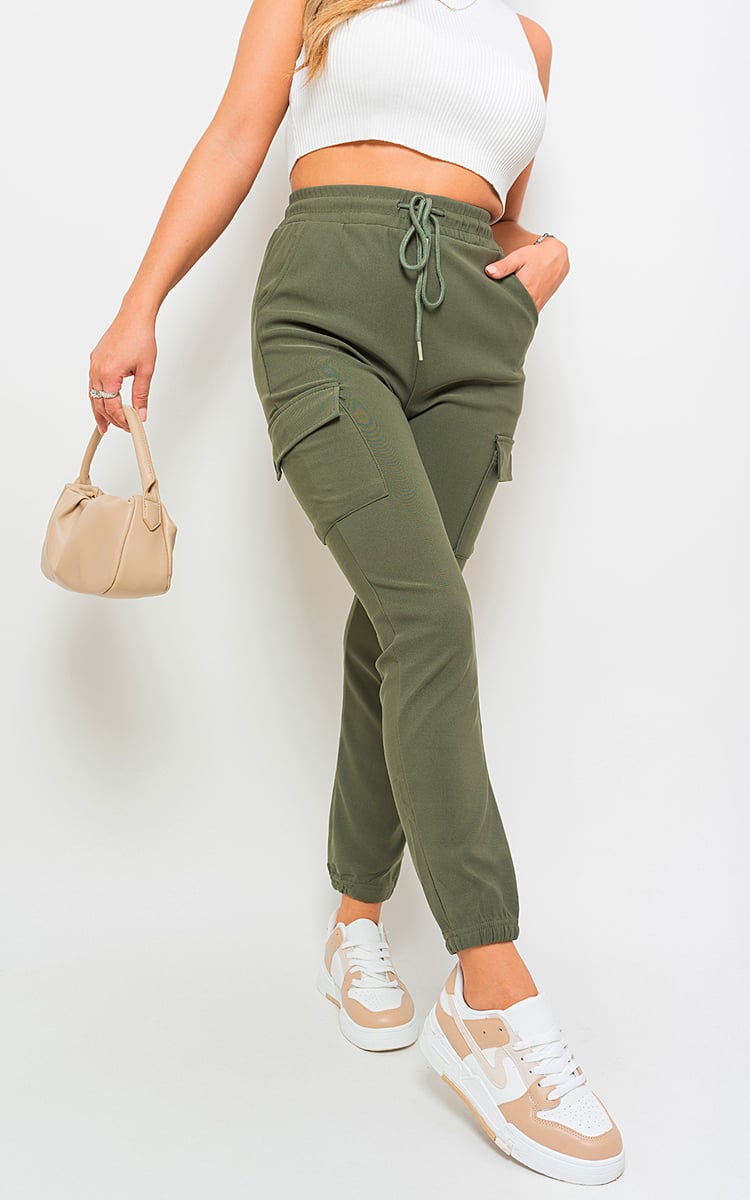 Women's Cargo Pocket Trouser with Drawstring