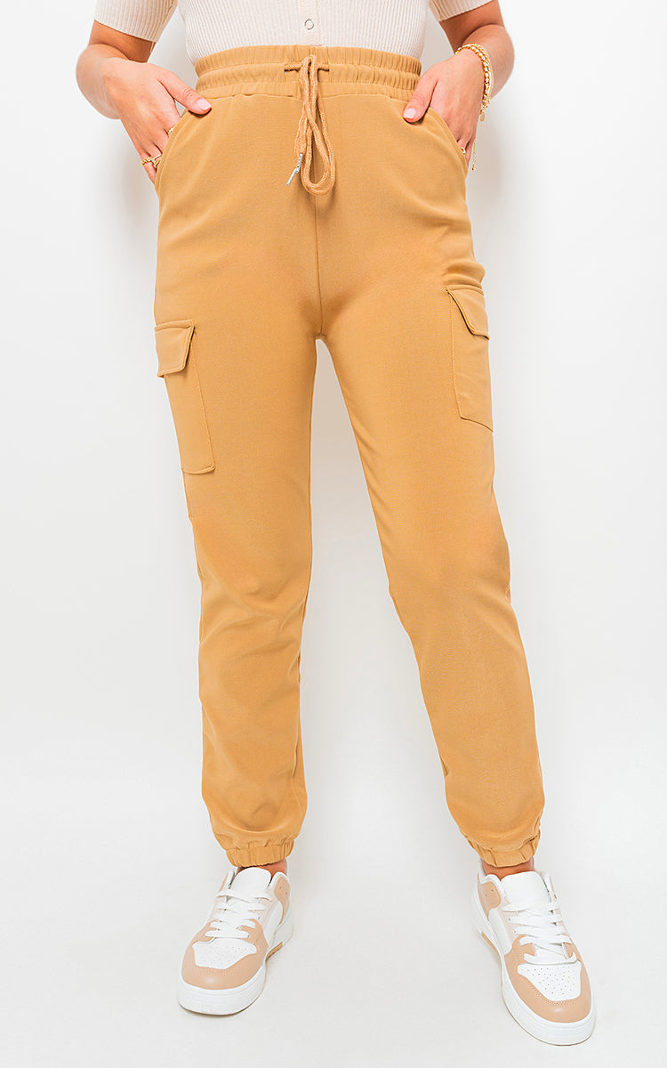 Women's Cargo Pocket Trouser with Drawstring