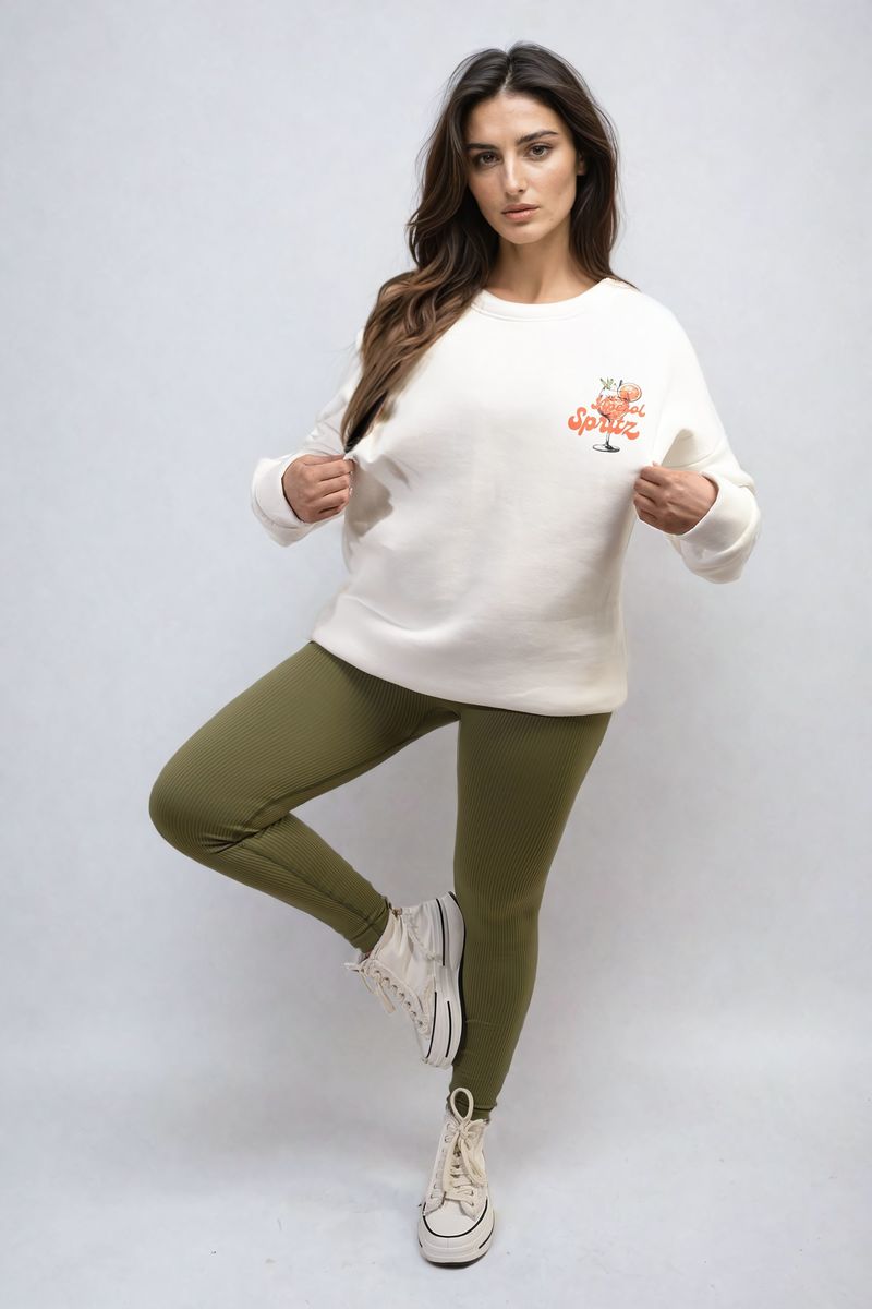 Women's Aperol Spritz Cocktail Graphic Knitted Jumper