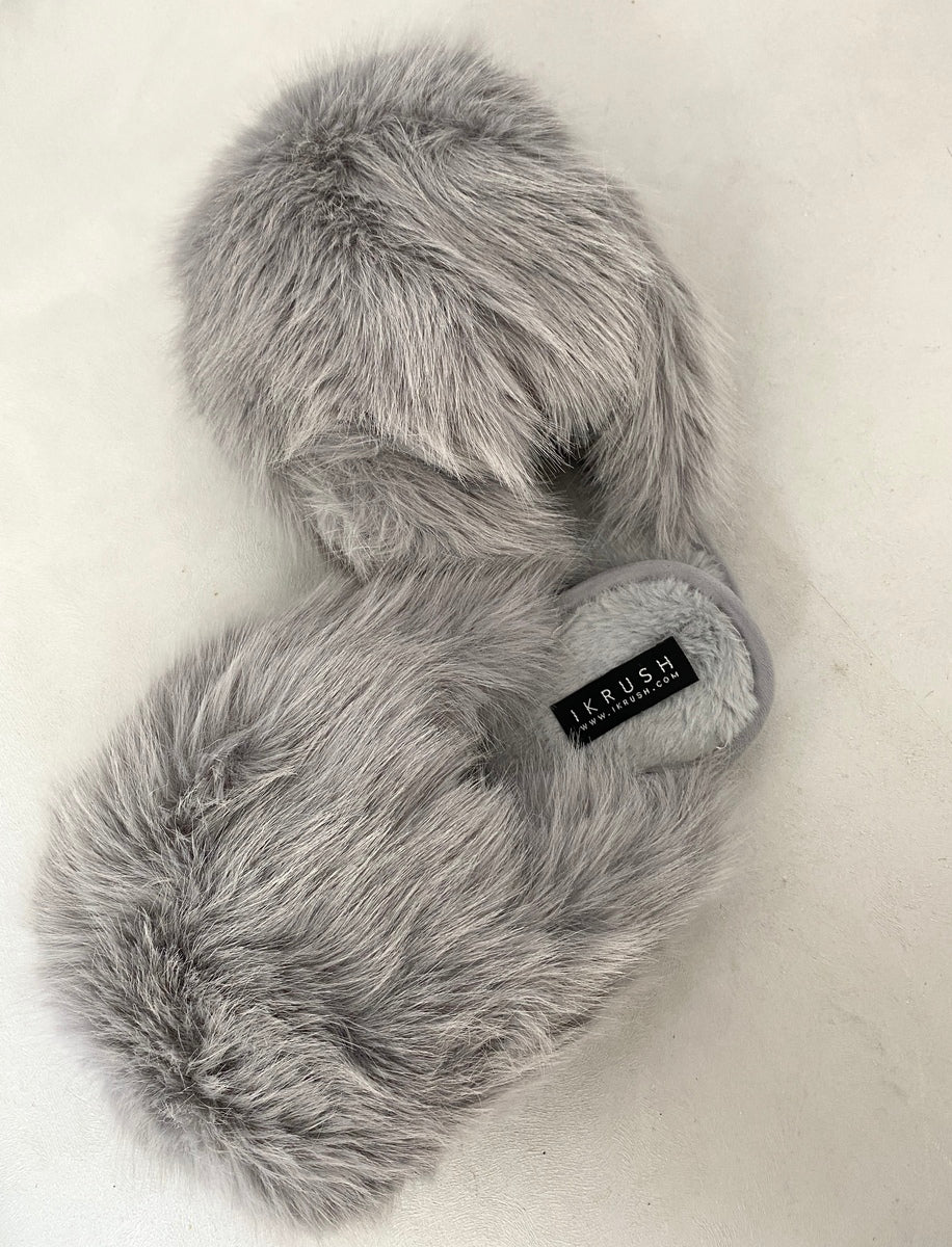 Women's Fluffy Faux Fur Winter Sandals