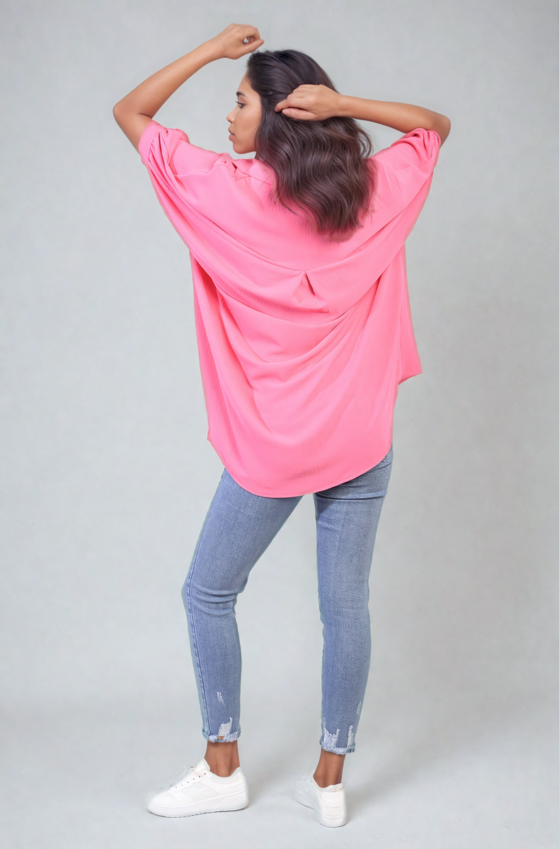 Women's Balloon Sleeve Oversized Top