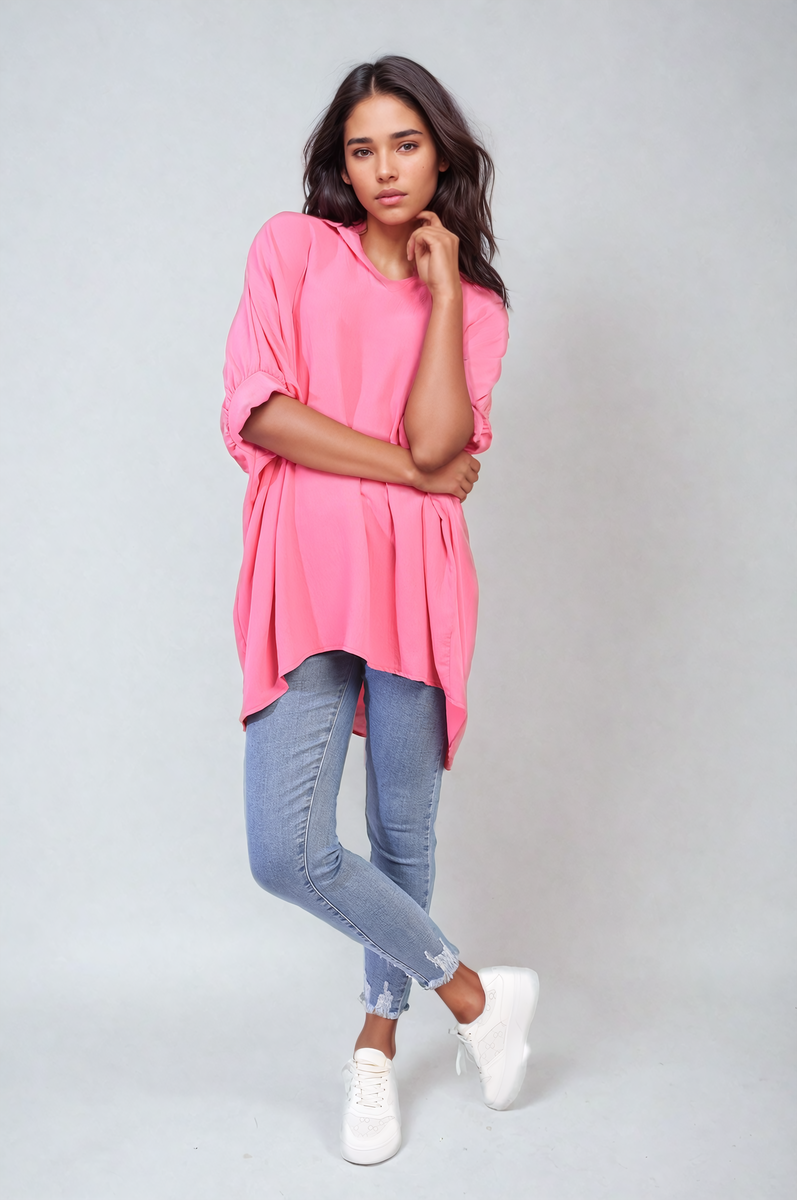 Women's Balloon Sleeve Oversized Top