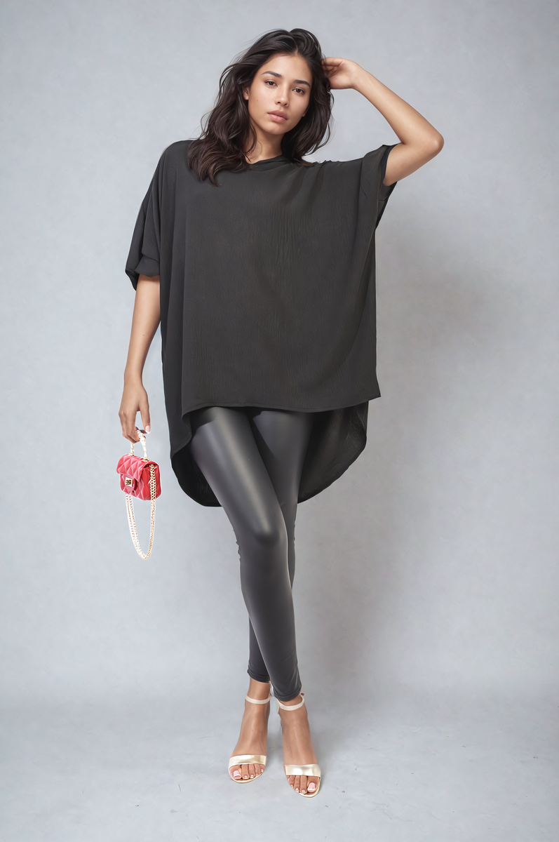 Women's Balloon Sleeve Oversized Top