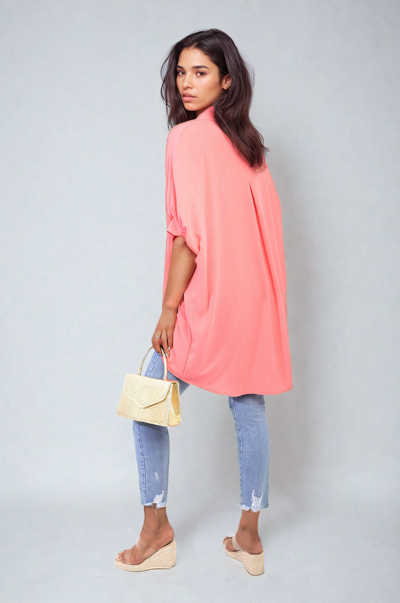 Women's Balloon Sleeve Oversized Top