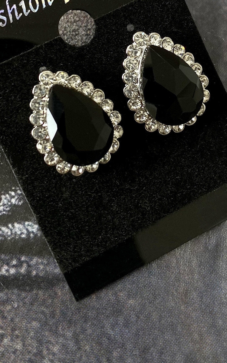 Women's Diamante Drop Earrings