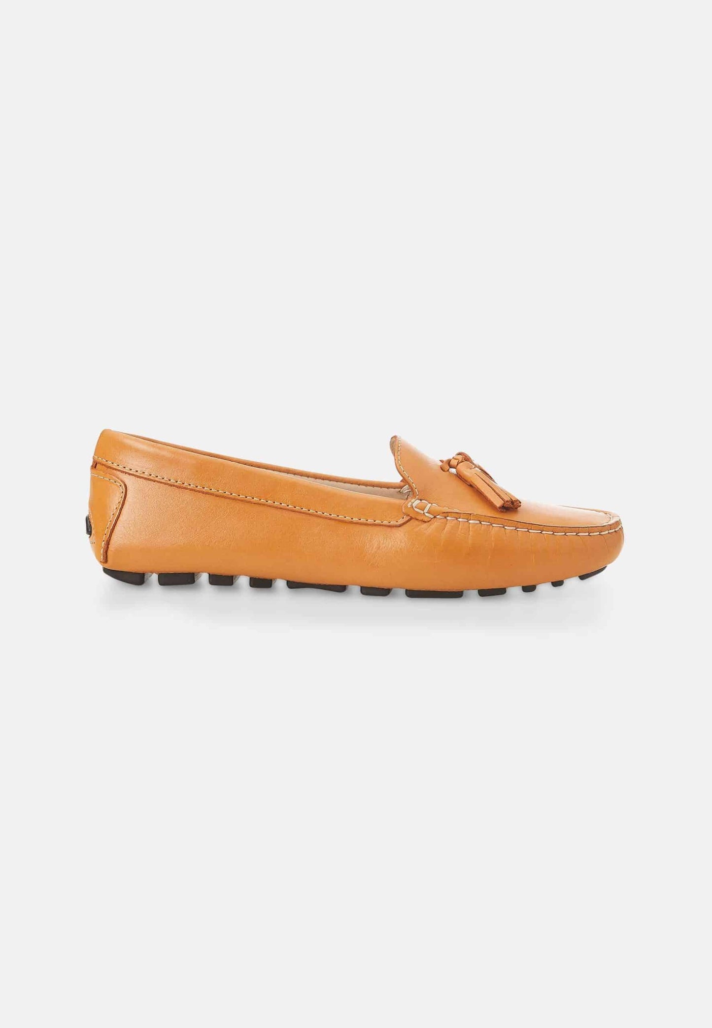 Women's Brown Loafers with Cushioned Insoles.