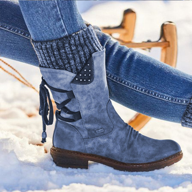 Mid calf best sale winter boots